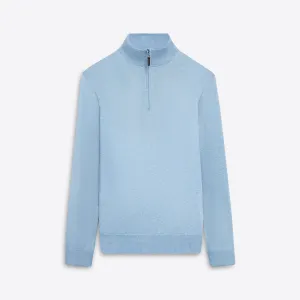 Melange Quarter Zip Pullover Sweater