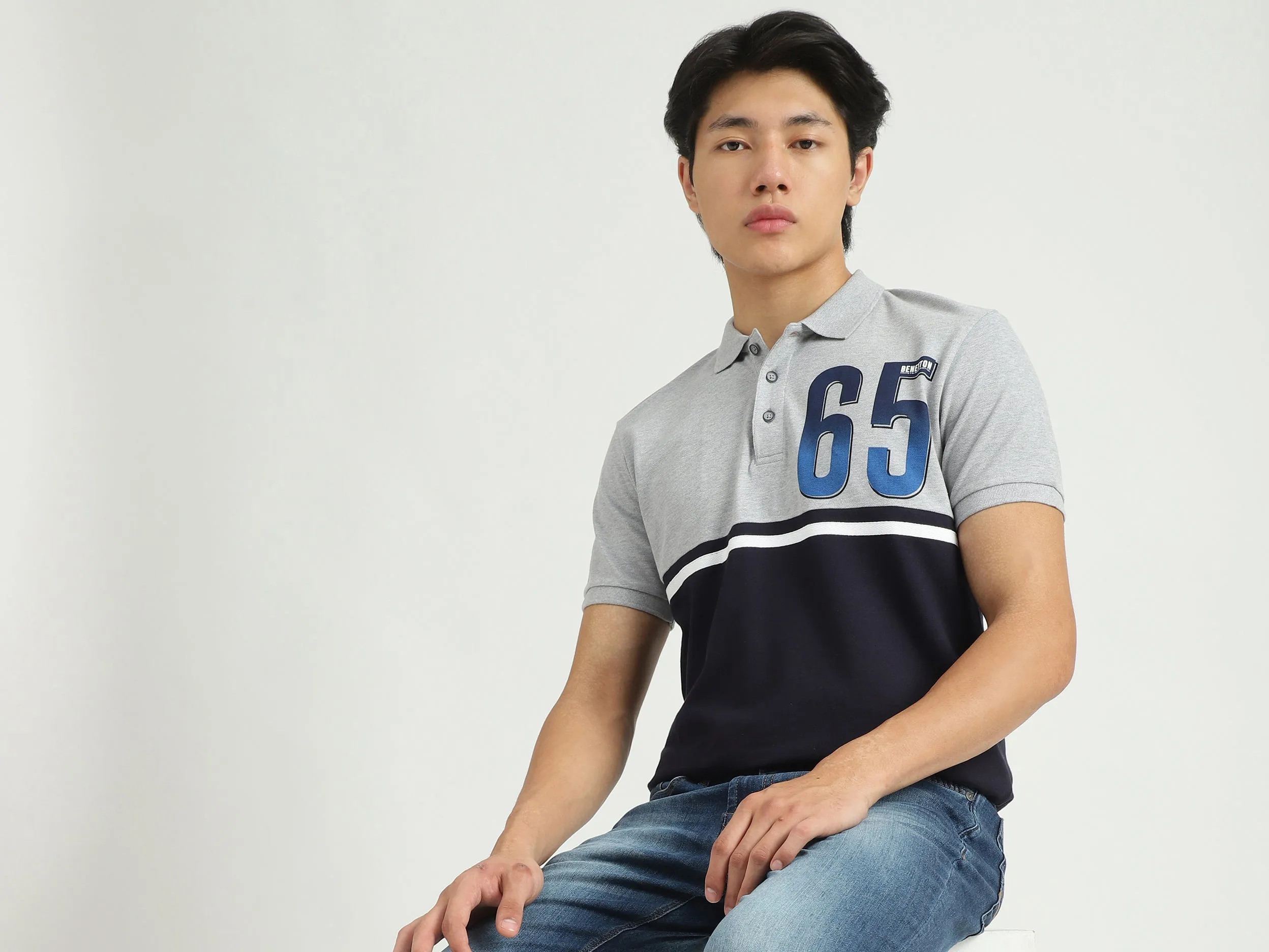 Men Colorblock T-shirt