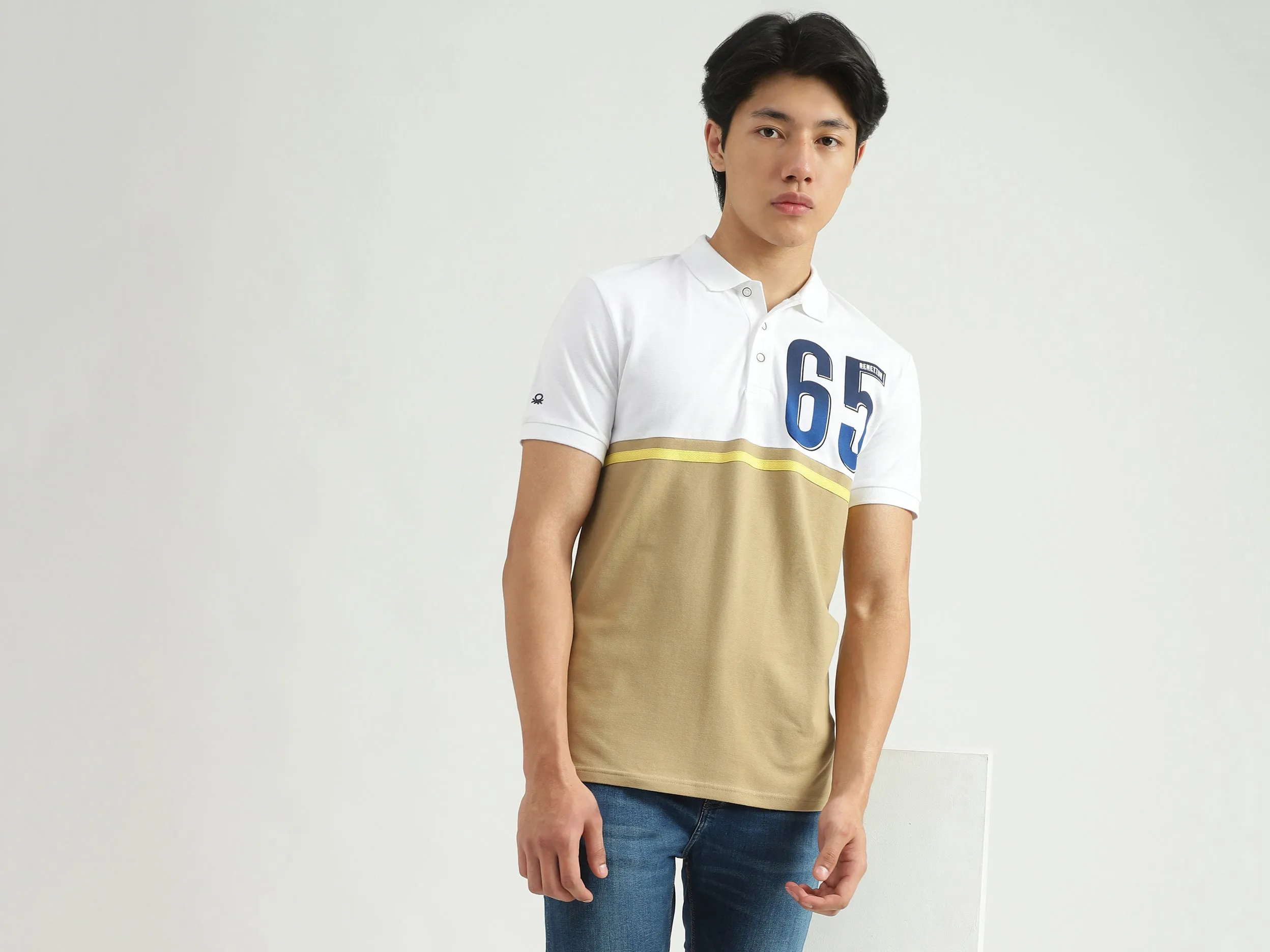 Men Colorblock T-shirt
