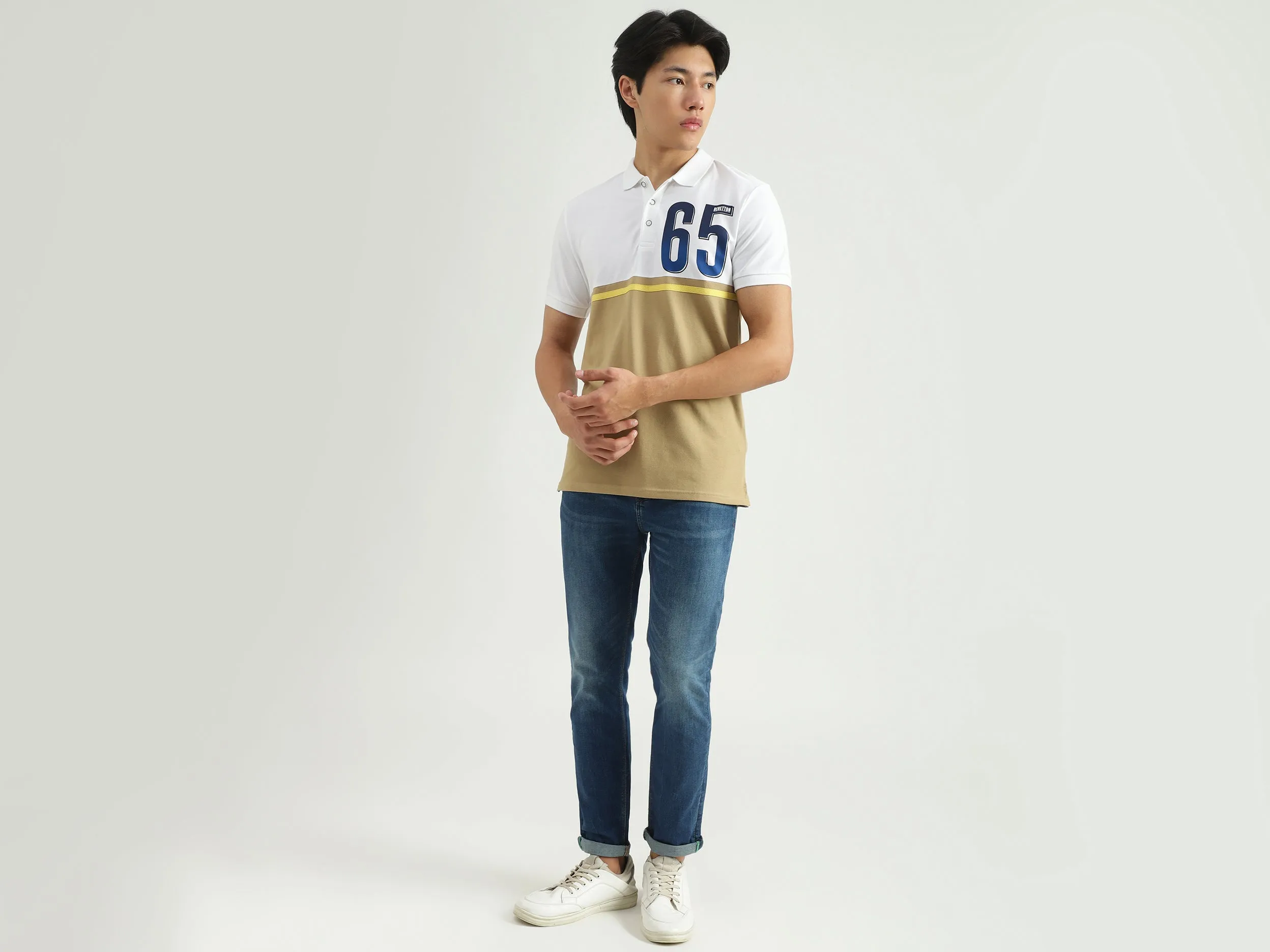 Men Colorblock T-shirt