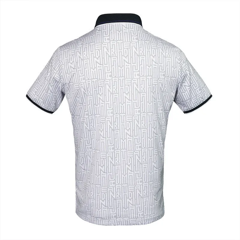Men pique polo