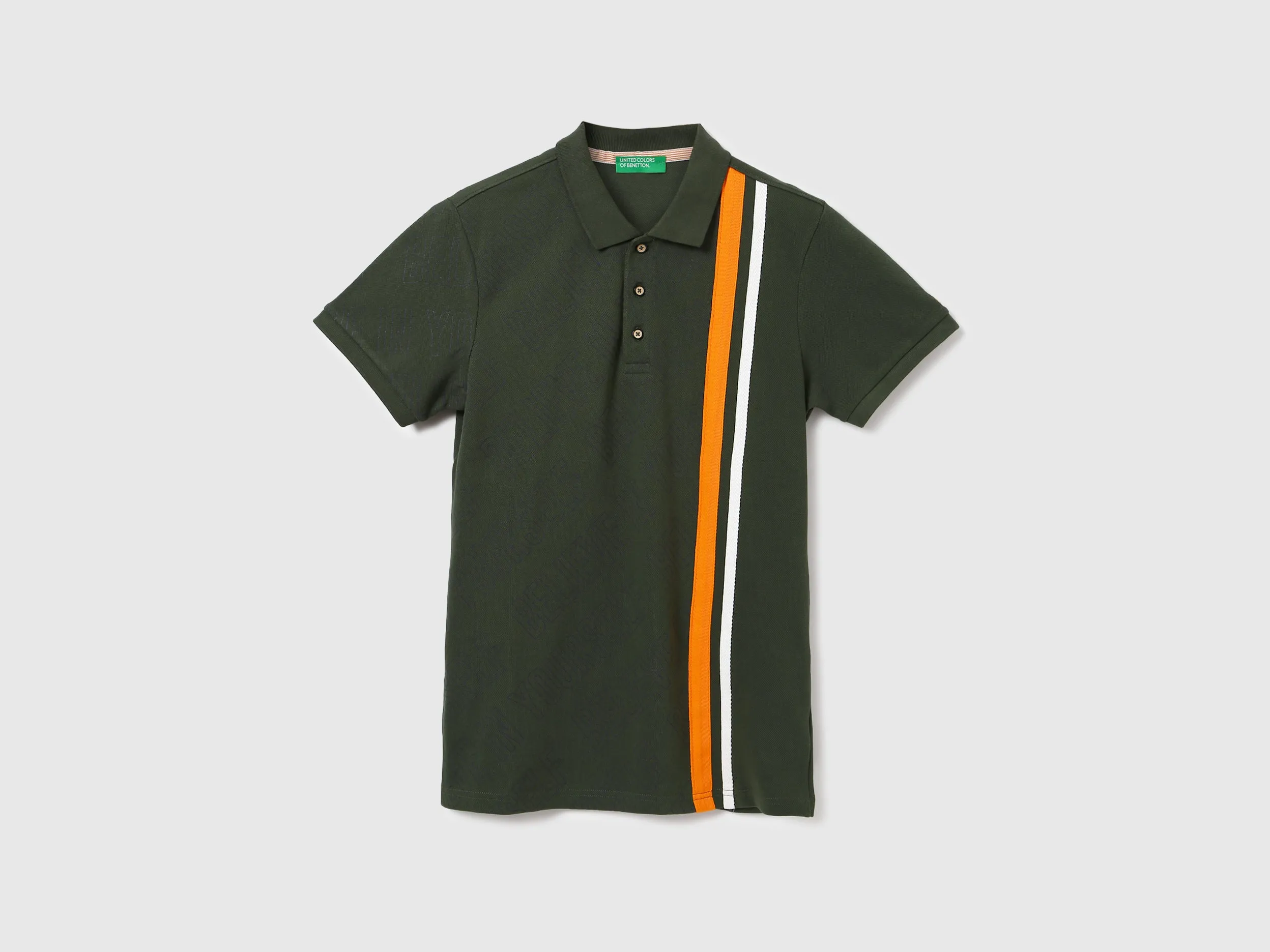 Men Printed Polo Neck Polo T-Shirt