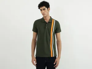 Men Printed Polo Neck Polo T-Shirt