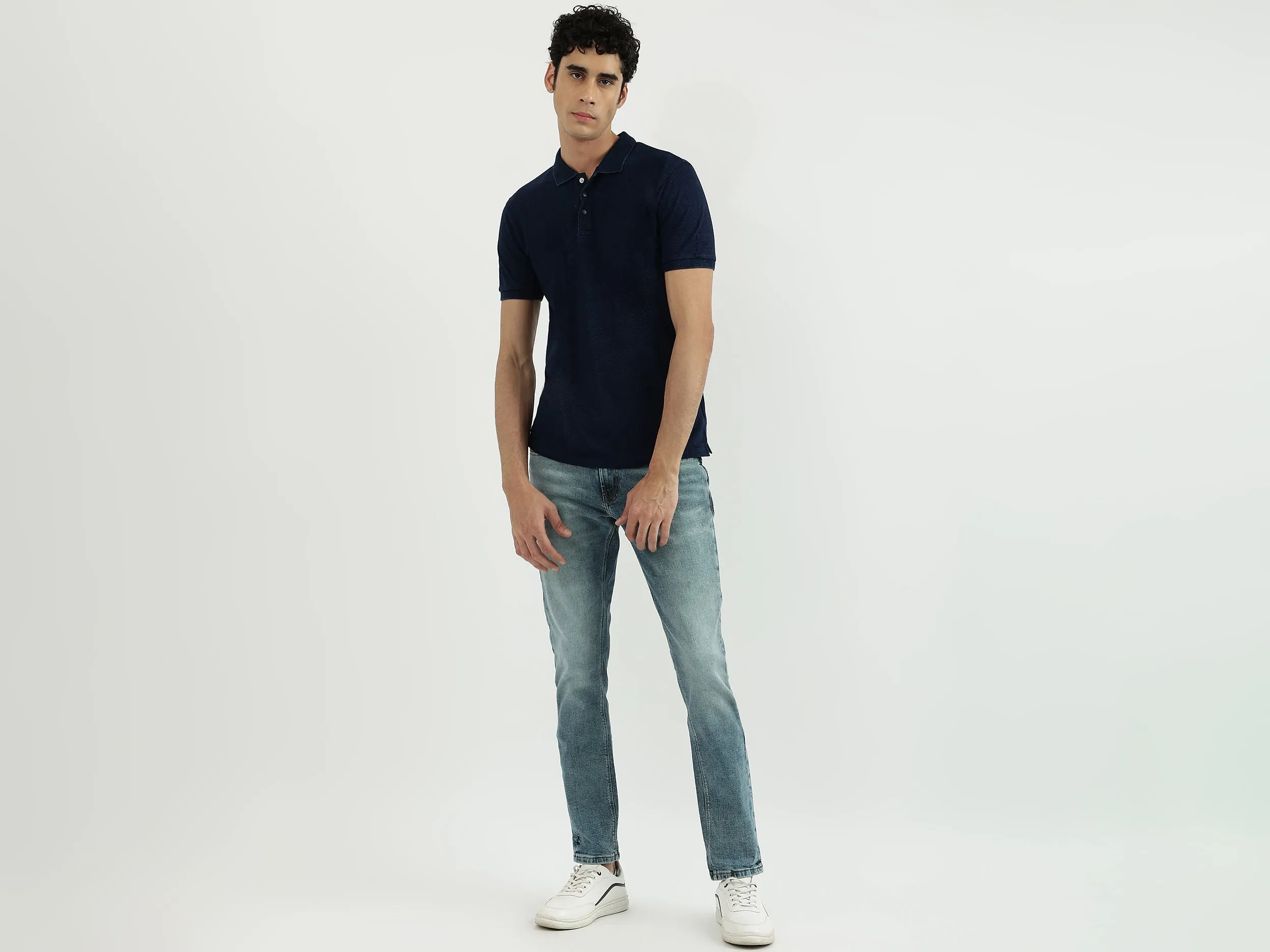 Men Solid Polo Neck Polo T-Shirt