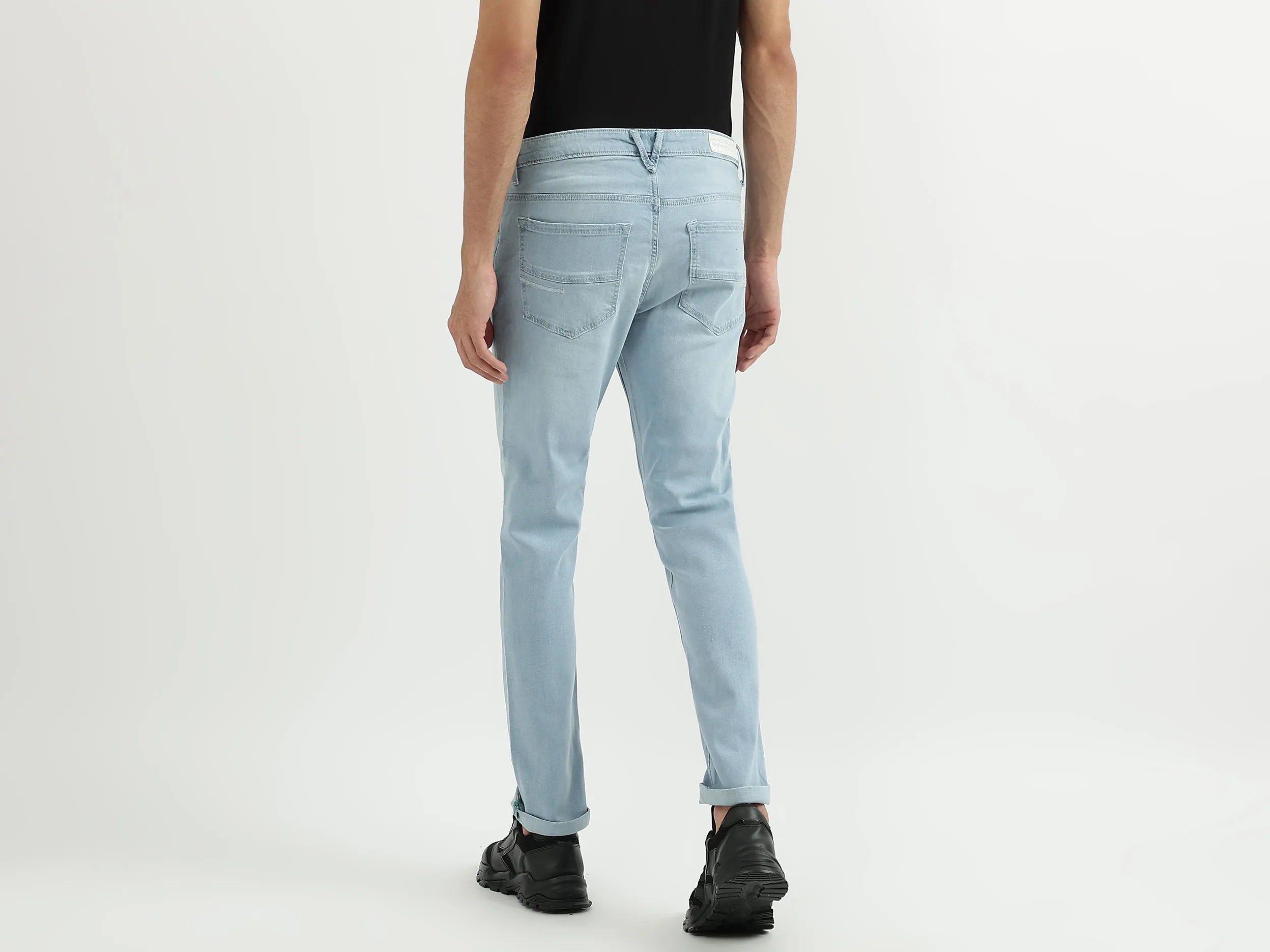 Men Solid Skinny Fit Jeans