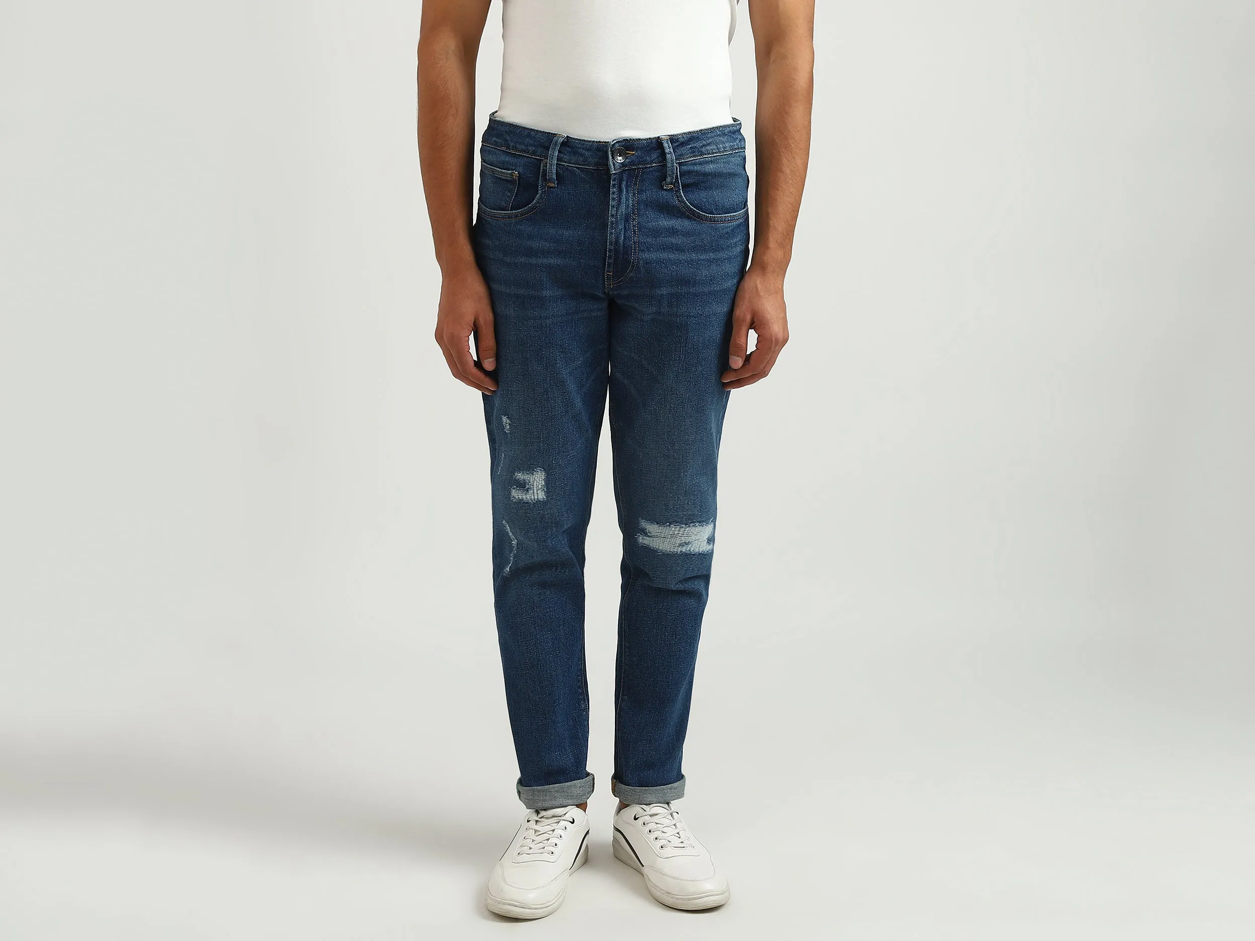 Men Solid Slim Fit Jeans