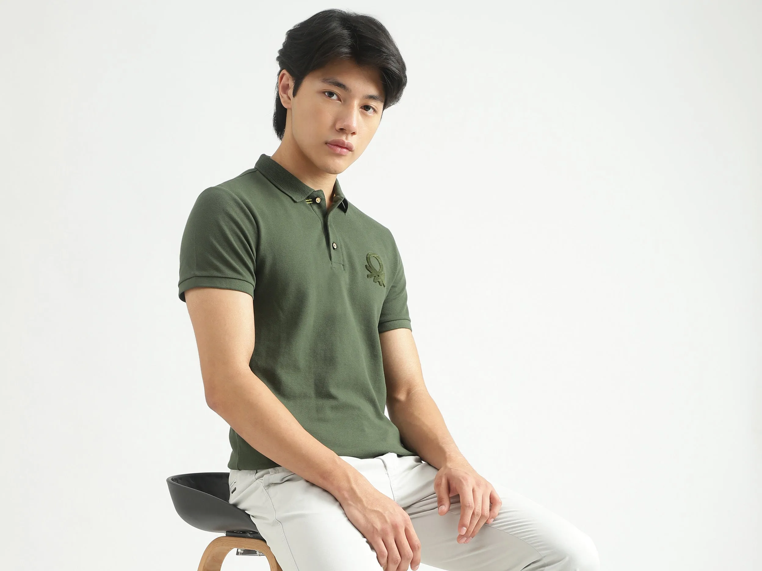 Men Solid T-shirt