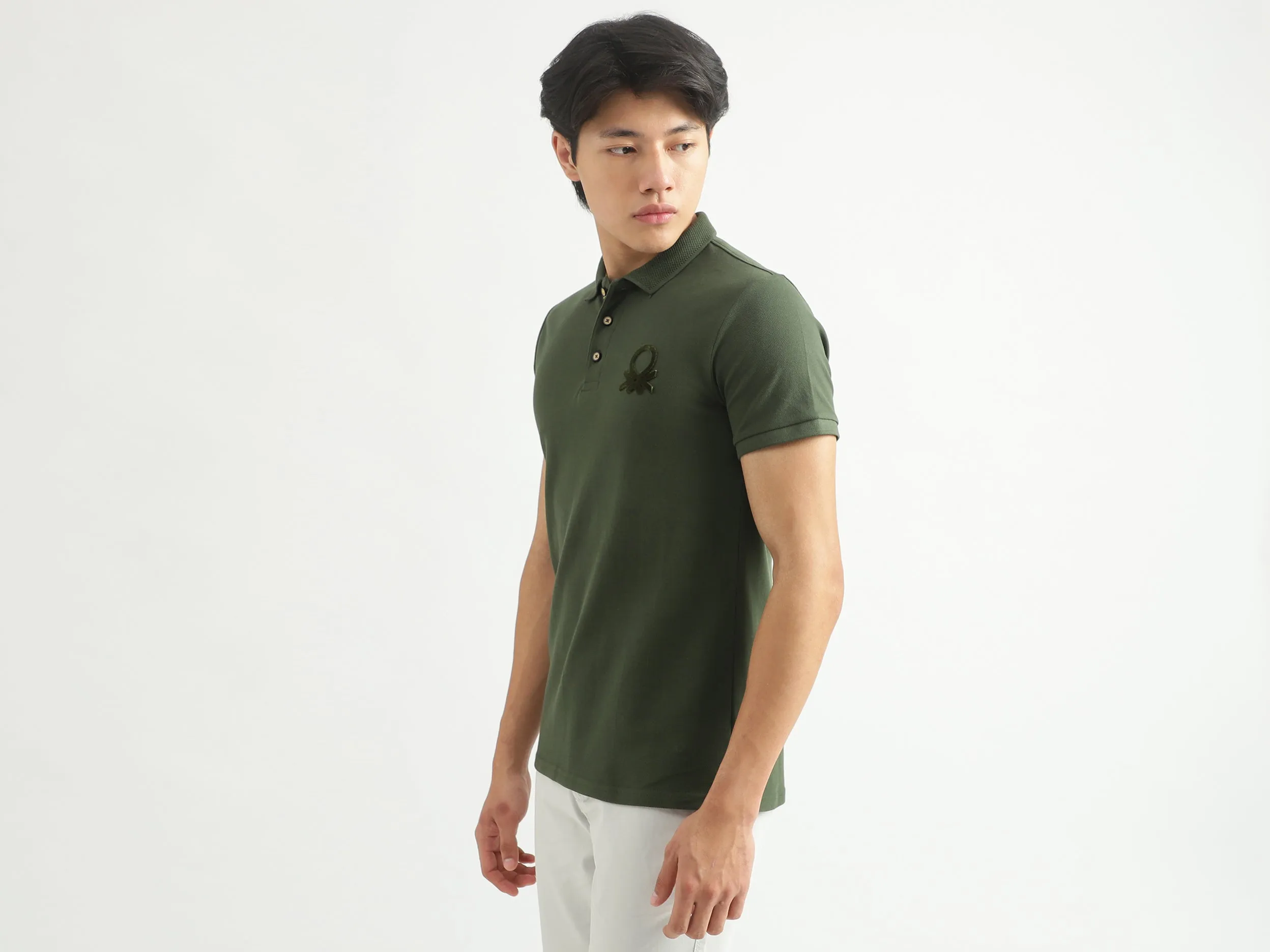 Men Solid T-shirt