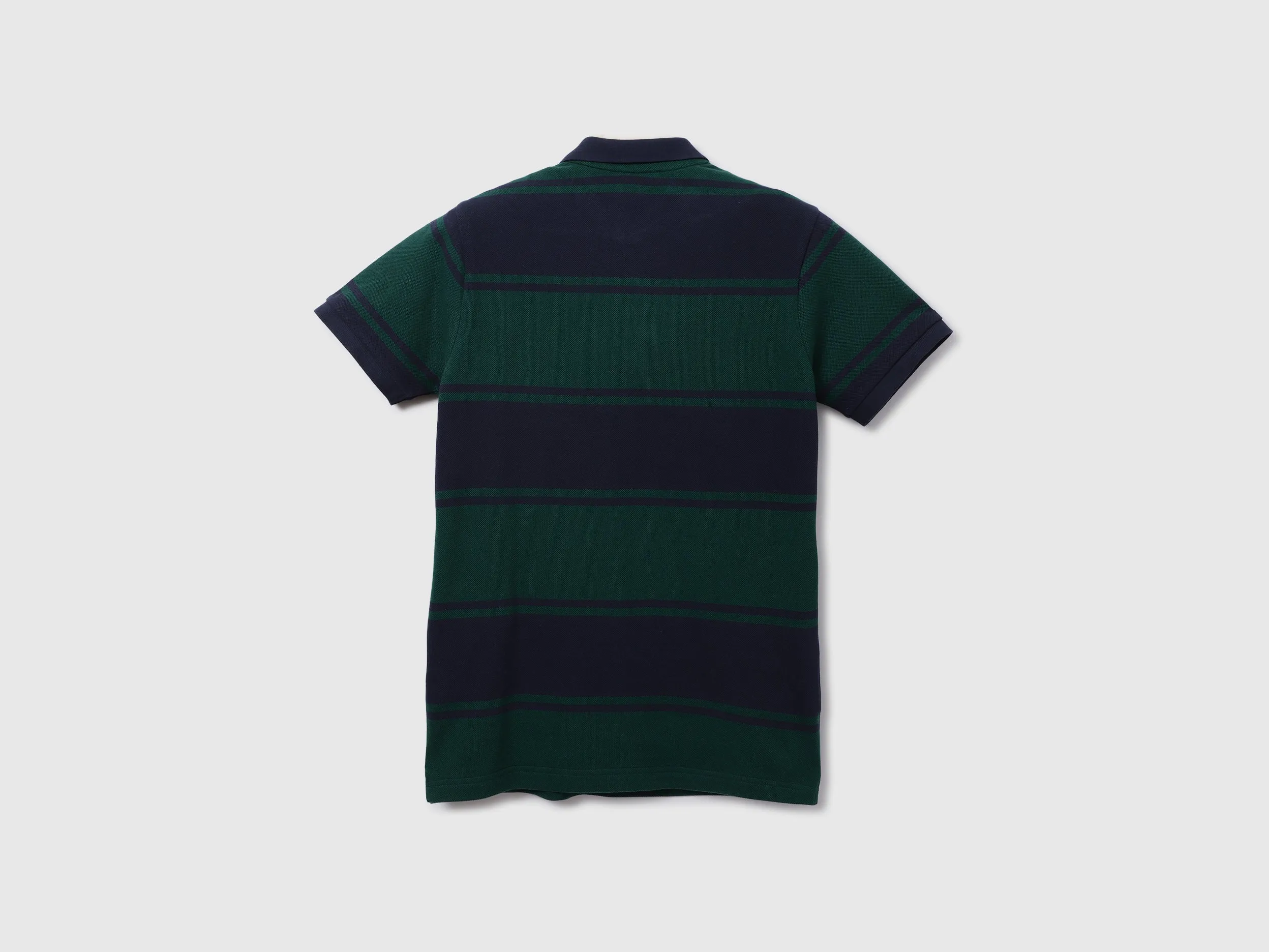 Men Stripe Polo Neck Polo T-Shirt