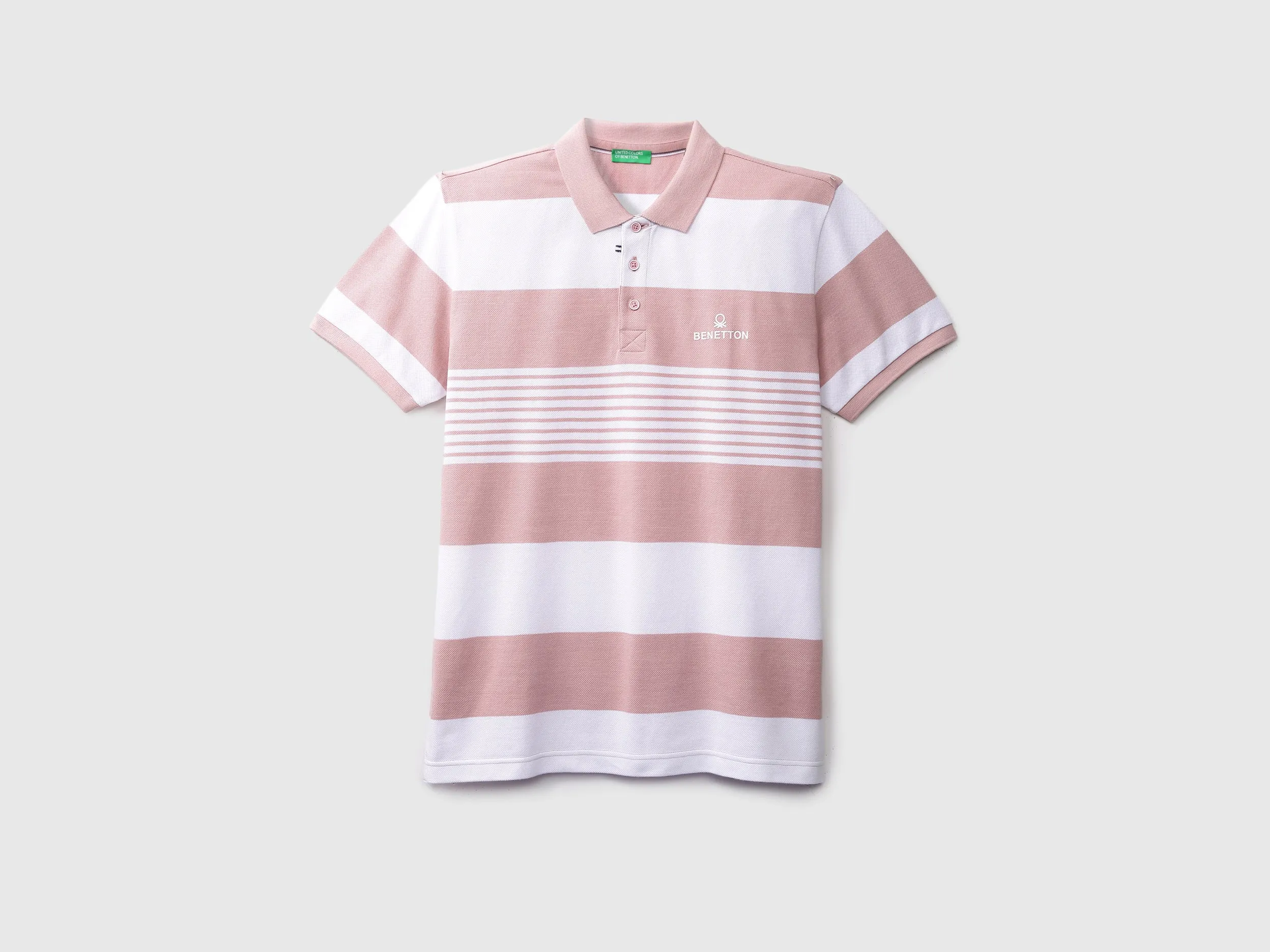 Men Stripe Polo Neck Polo T-Shirt