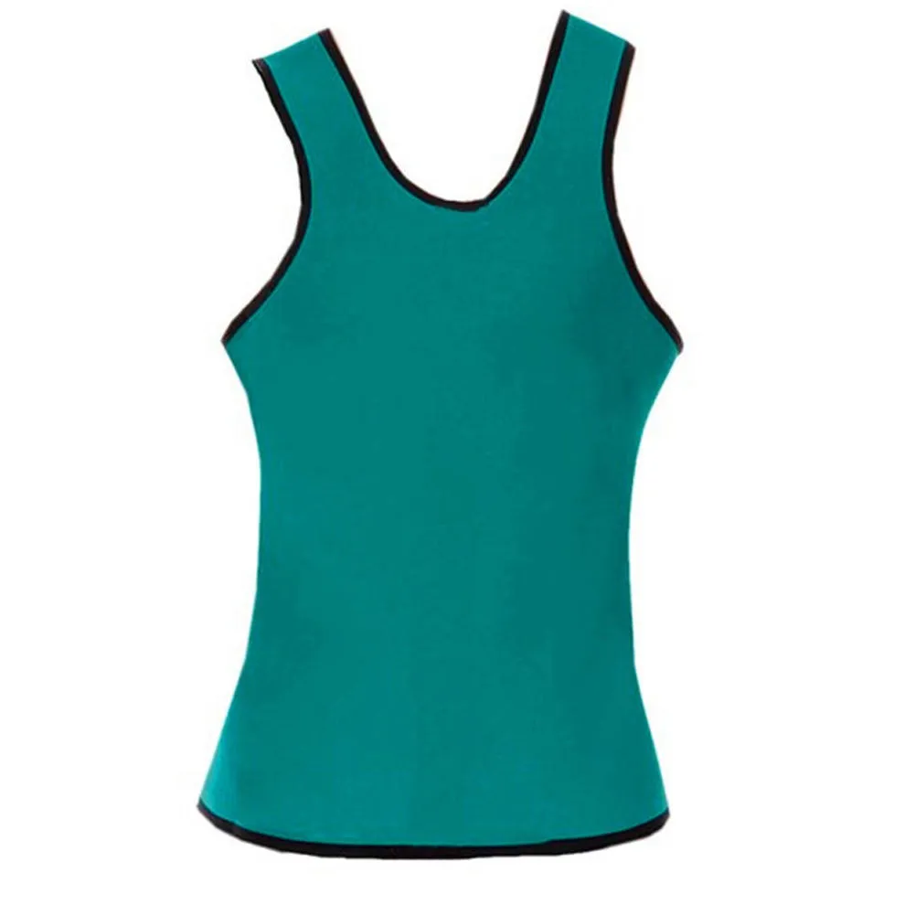 Men Tops Vest Ultra Sweat Thermal Muscle Shirt hot shapers Neoprene slimming body shaper belly waist and abdomen Belt Shapewear