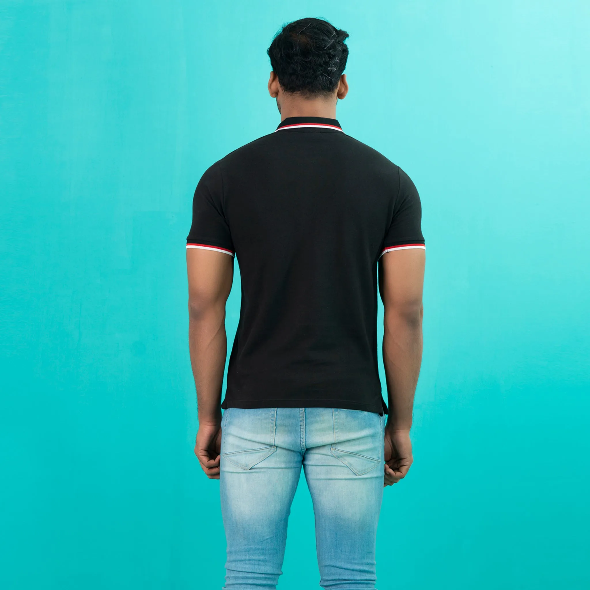 Mens Black Polo