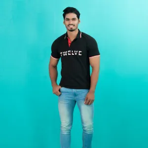 Mens Black Polo
