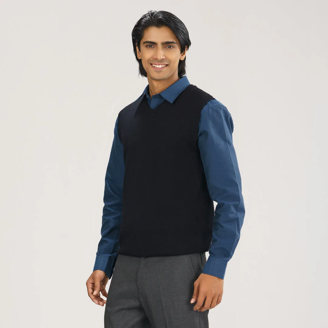 Mens Black Vest