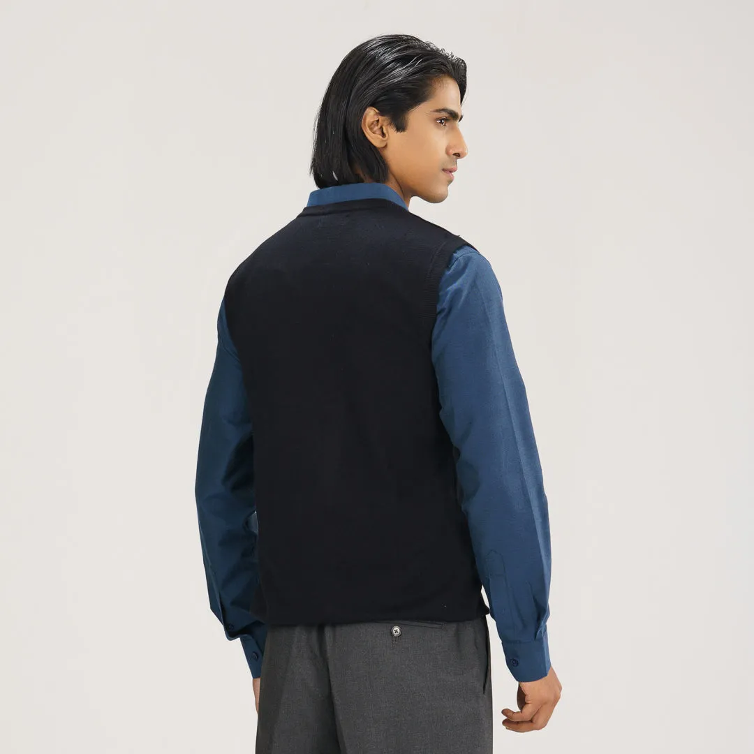 Mens Black Vest