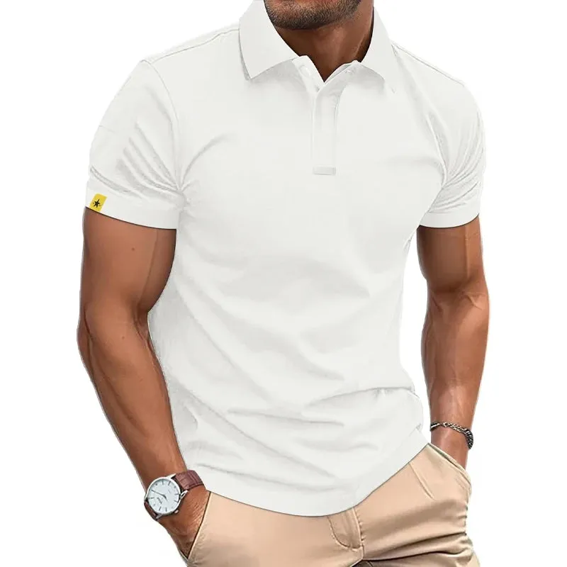 Men's Breathable Streetwear Short Sleeve Polo Shirts