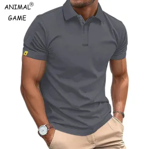 Men's Breathable Streetwear Short Sleeve Polo Shirts