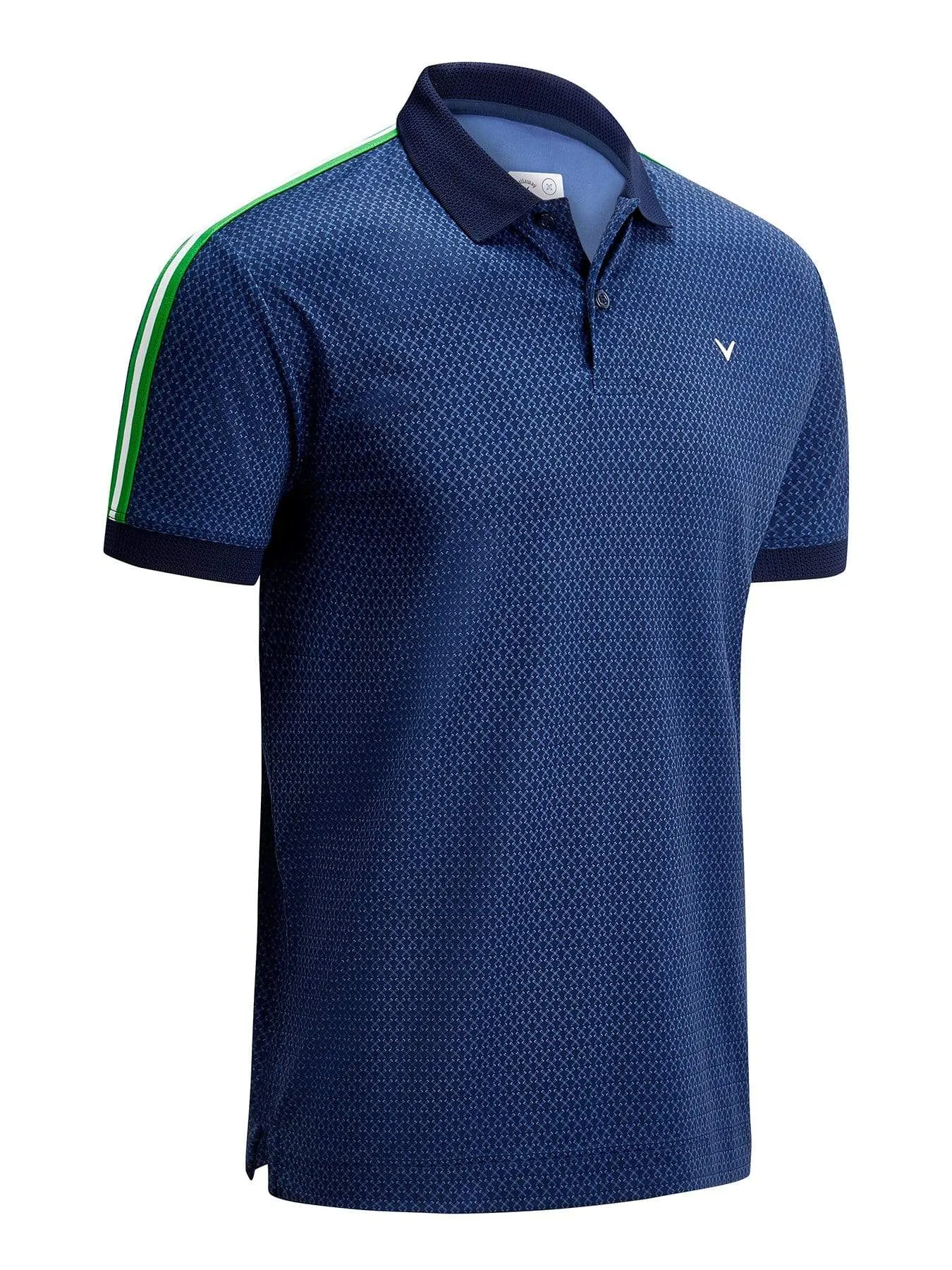 Mens Callaway X Shoulder Print Polo