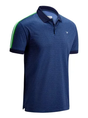 Mens Callaway X Shoulder Print Polo