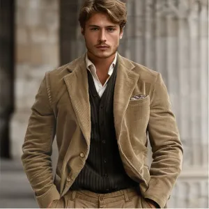 Men's Corduroy Blazer for Casual & Formal Wear – Nathan
