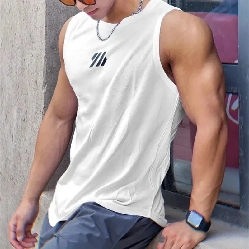 Men's Mesh Sleeveless Gym Vest