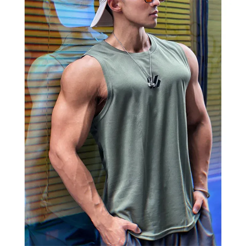 Men's Mesh Sleeveless Gym Vest