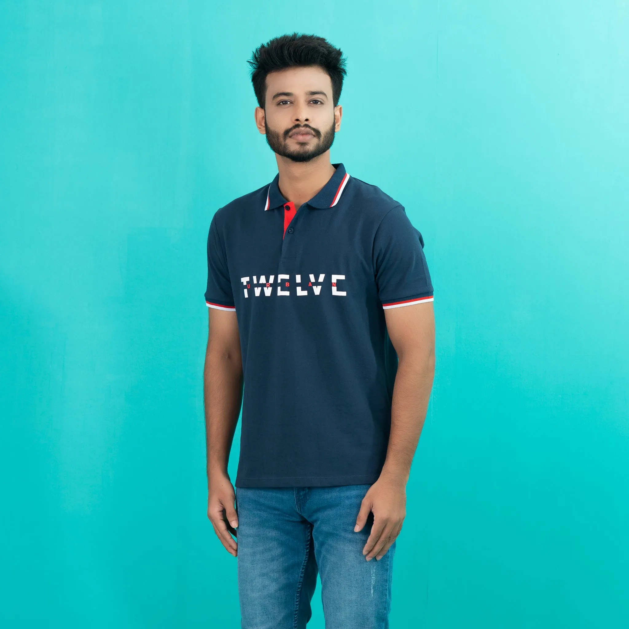Mens Navy Polo