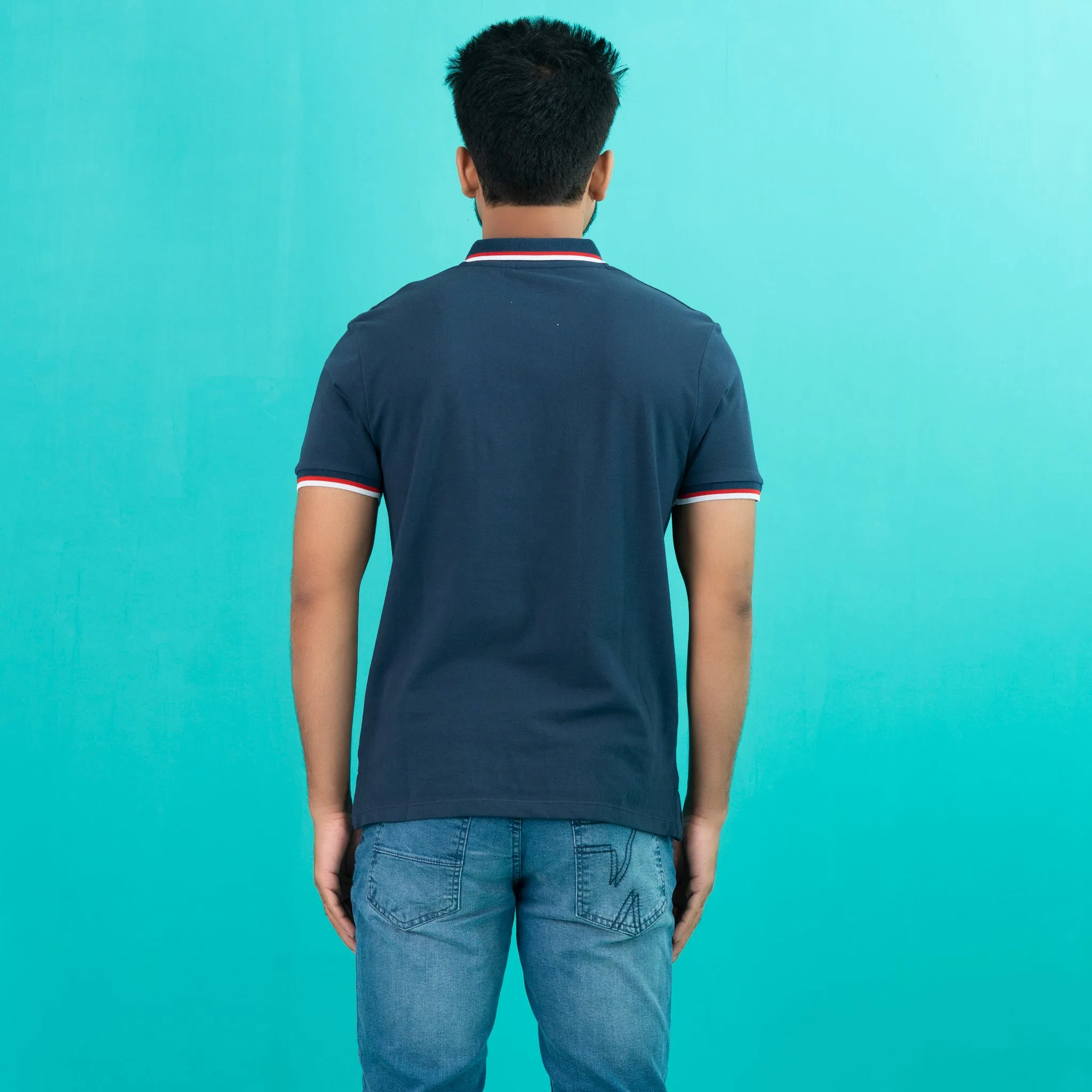 Mens Navy Polo