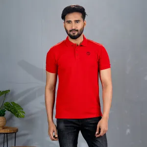 Mens Red Polo