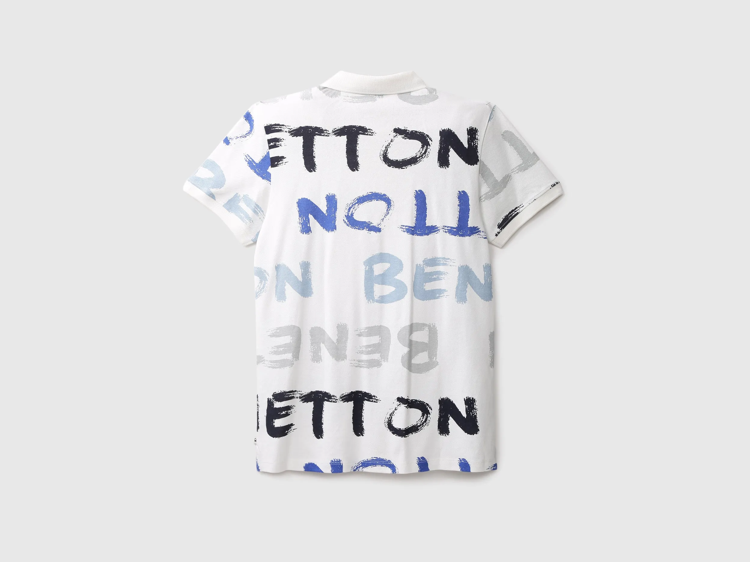 Mens Short Sleeve Printed Polo
