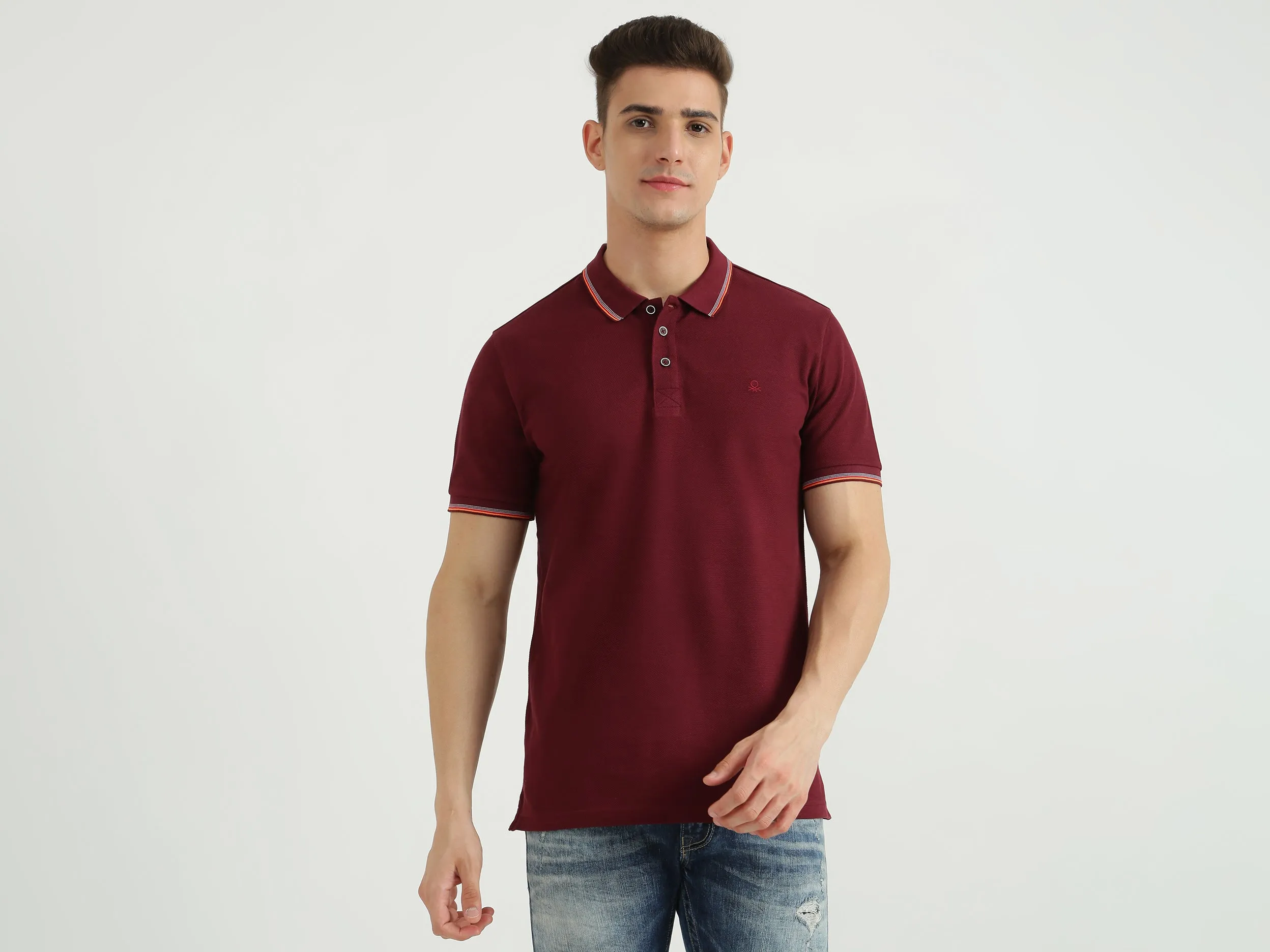 Mens Short Sleeve Solid Polo