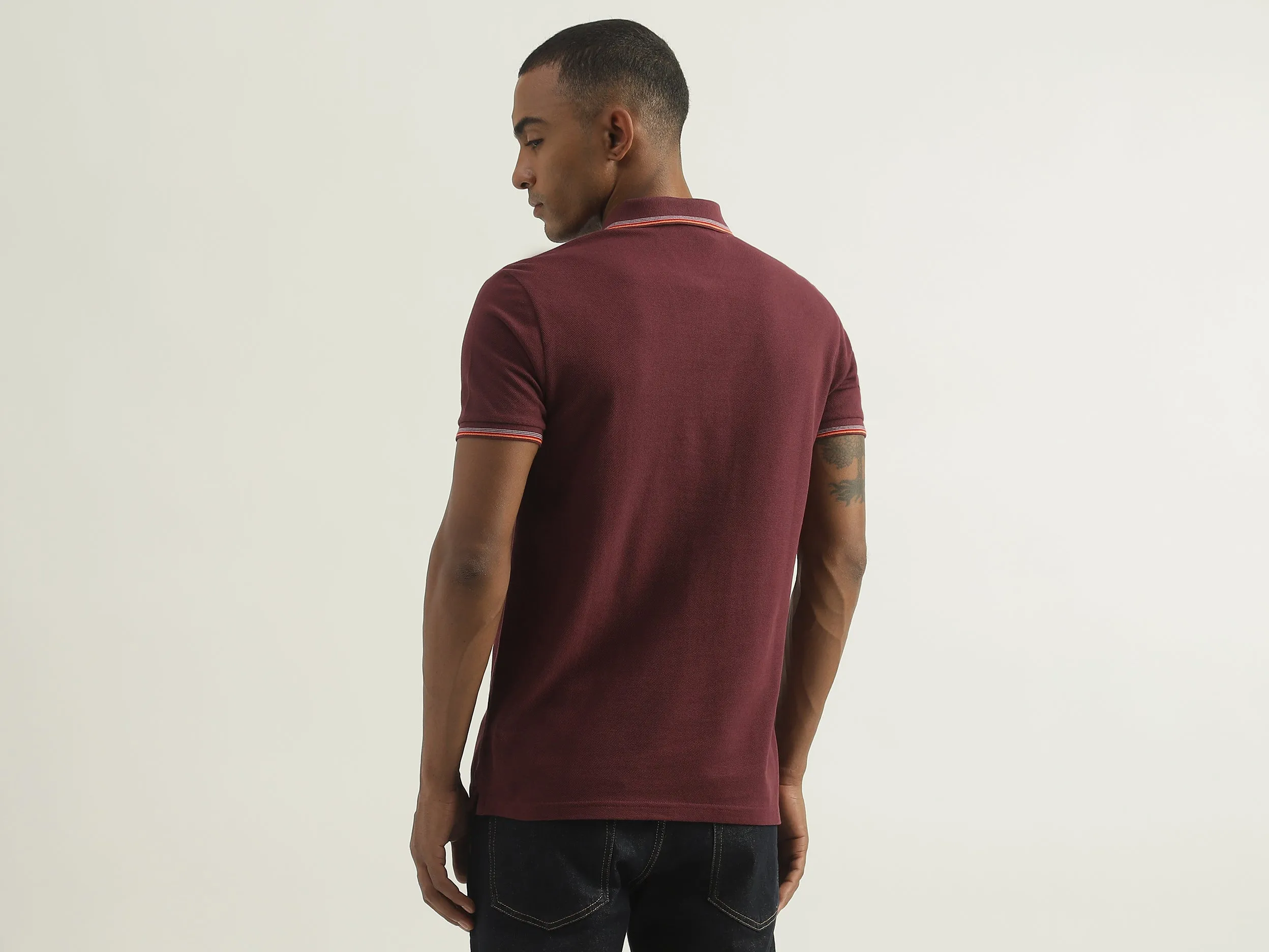 Mens Short Sleeve Solid Polo
