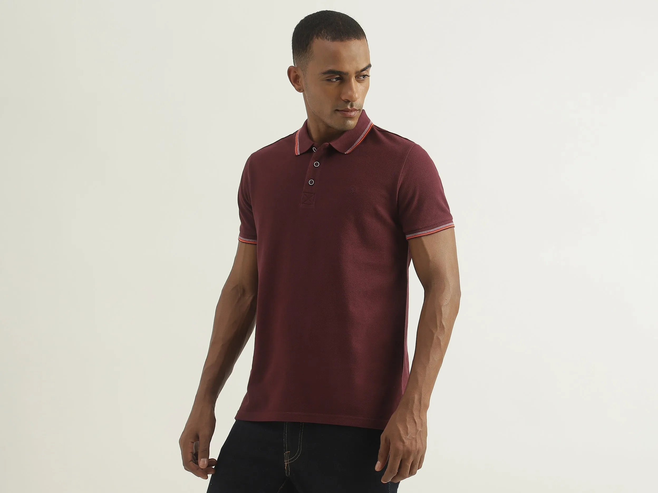 Mens Short Sleeve Solid Polo