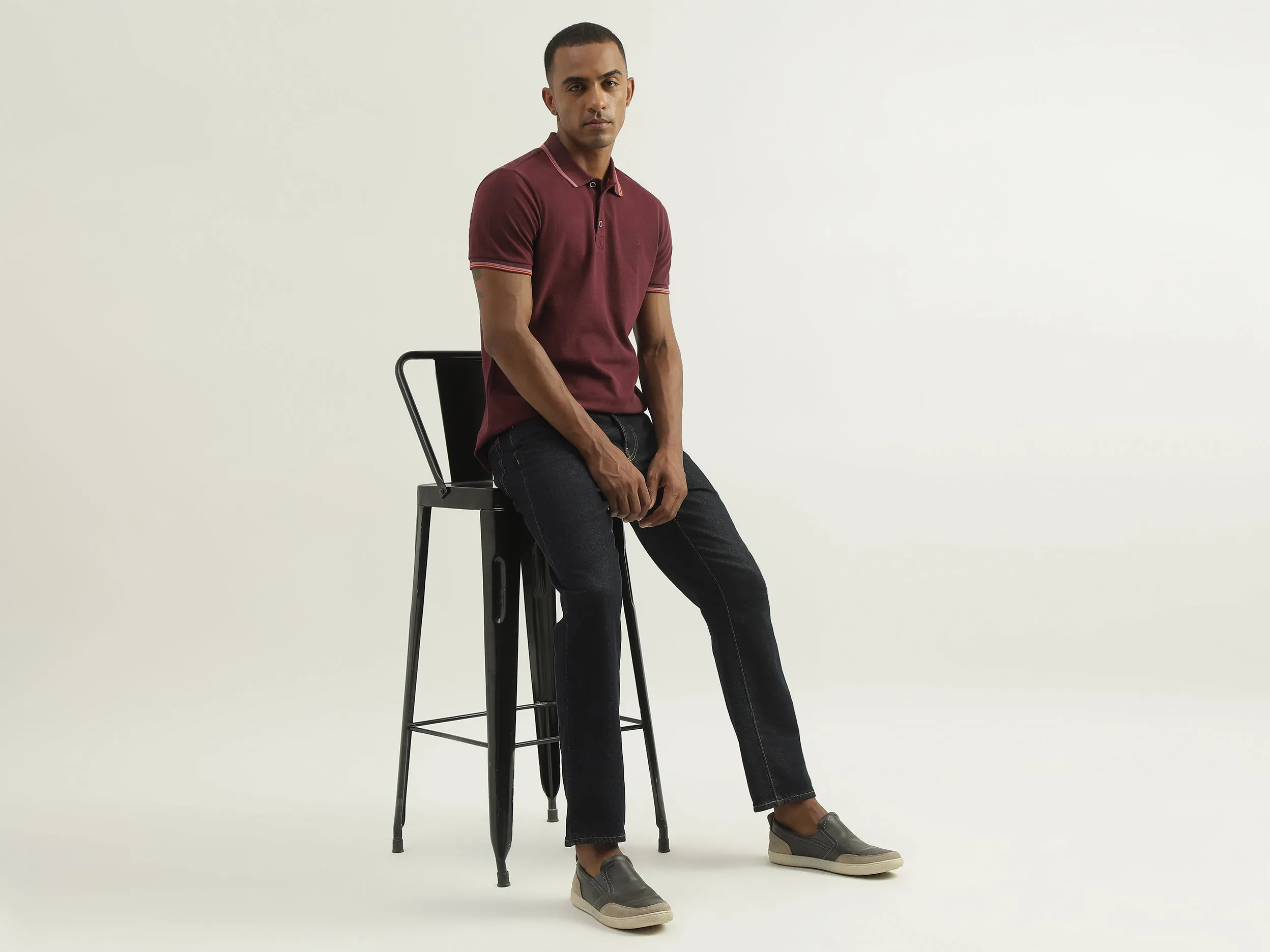 Mens Short Sleeve Solid Polo