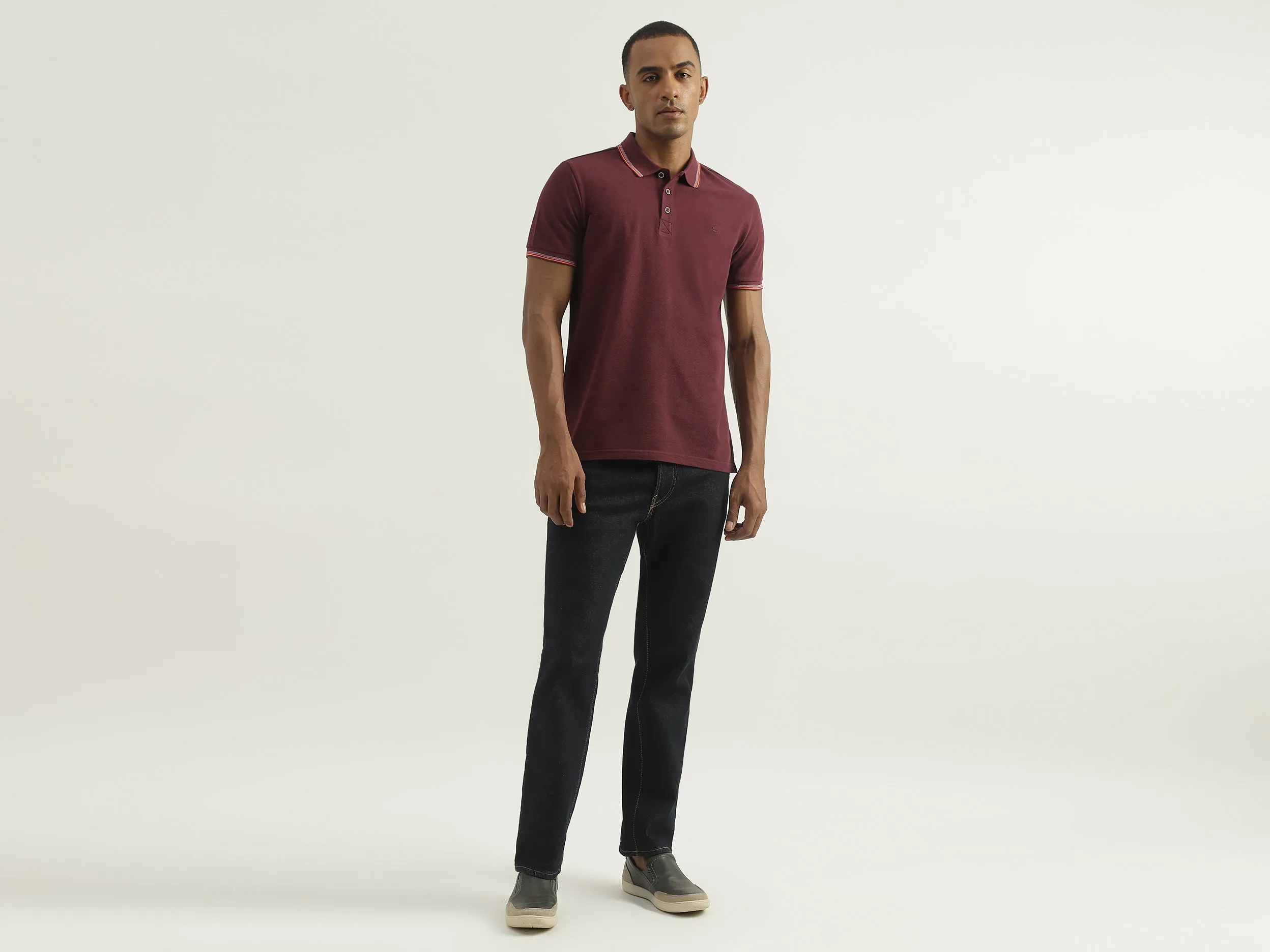 Mens Short Sleeve Solid Polo