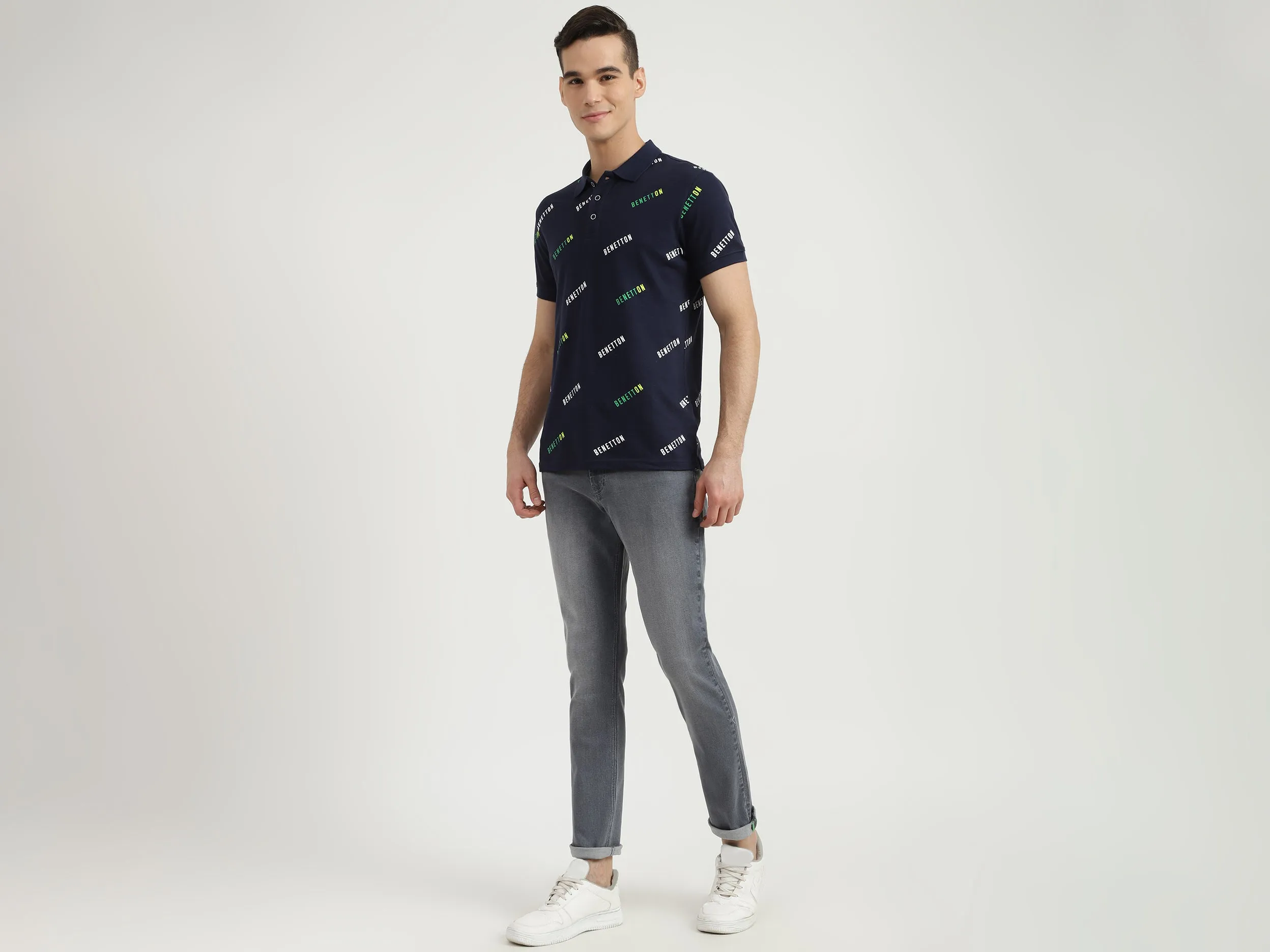 Mens Slim Straight Jeans