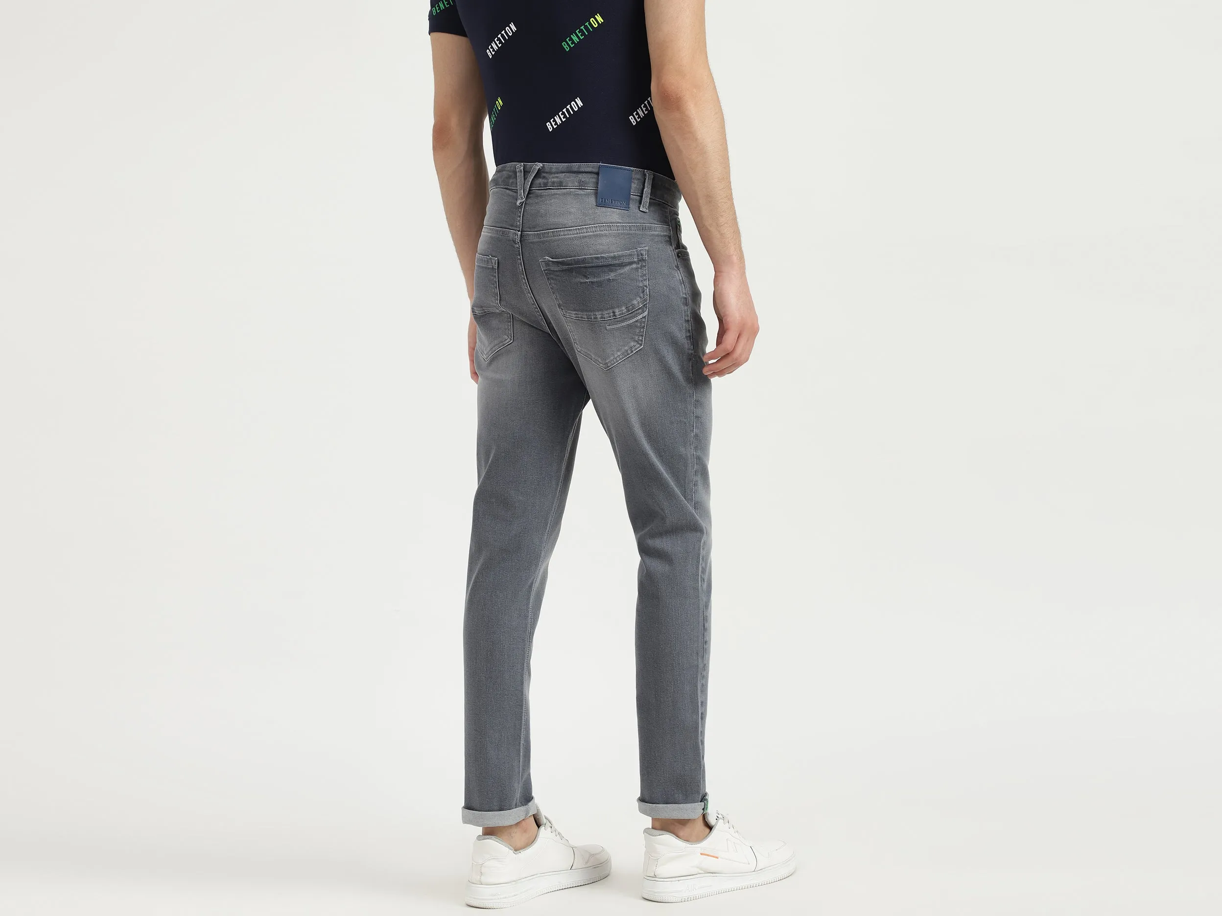 Mens Slim Straight Jeans