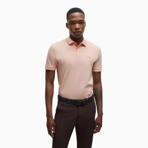 Men's Stretch Cotton Slim Fit Polo Shirt With Branding
