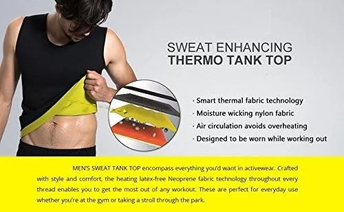 Men's Waist Training Zippered Sauna Vest - Burn Fat & Tone Up Fast!