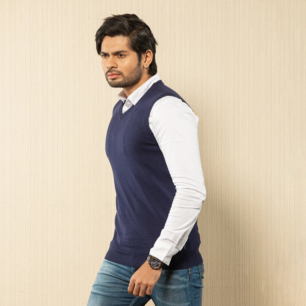 Mens Winter Vest- Navy
