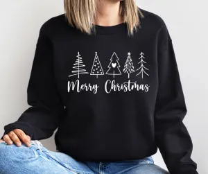 Merry Christmas Tree Sweatshirt