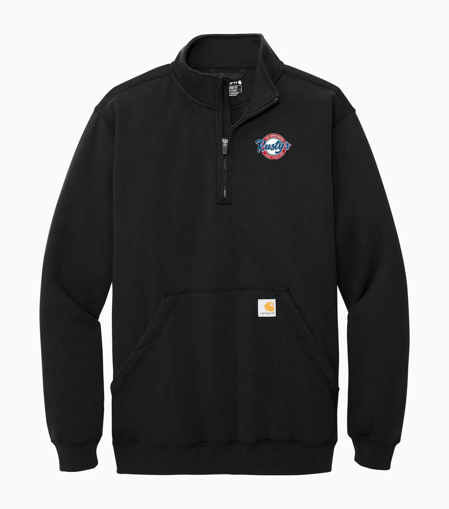 Midweight 1/4-Zip Mock Neck Sweatshirt