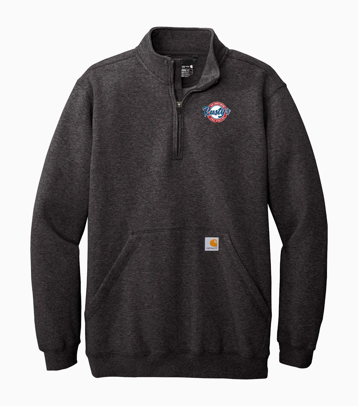 Midweight 1/4-Zip Mock Neck Sweatshirt