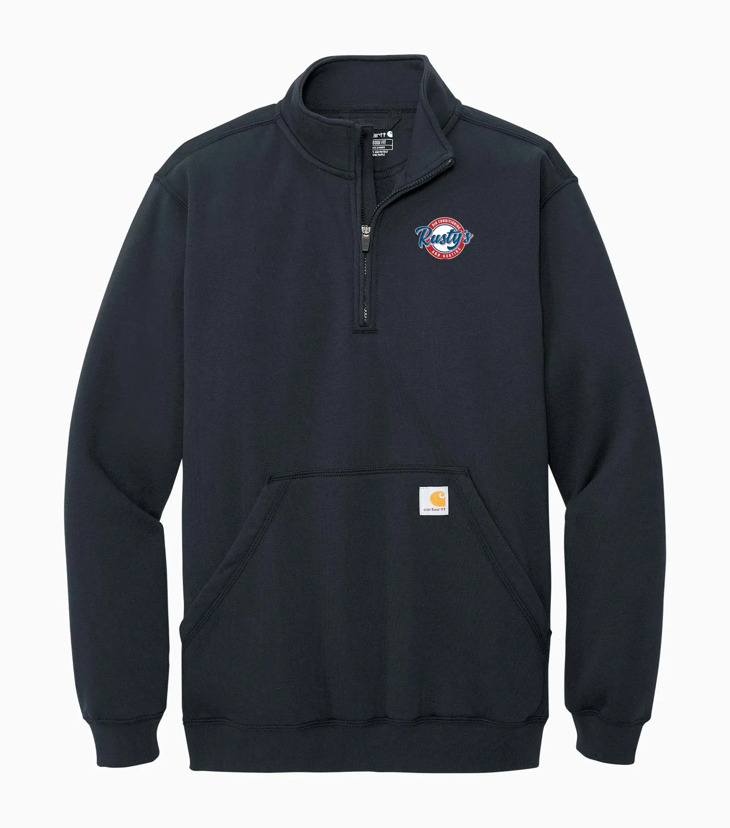Midweight 1/4-Zip Mock Neck Sweatshirt