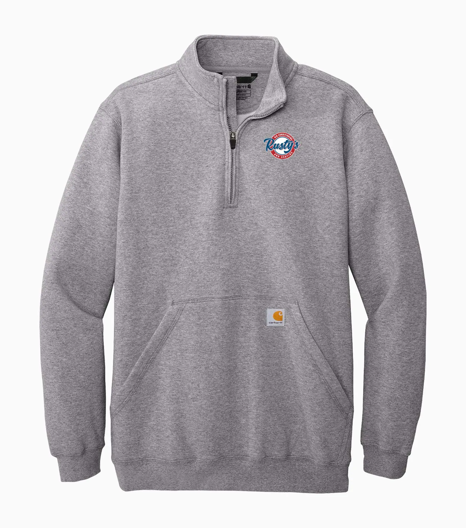 Midweight 1/4-Zip Mock Neck Sweatshirt