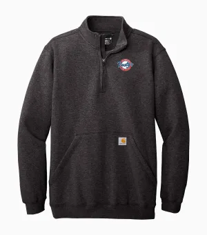 Midweight 1/4-Zip Mock Neck Sweatshirt