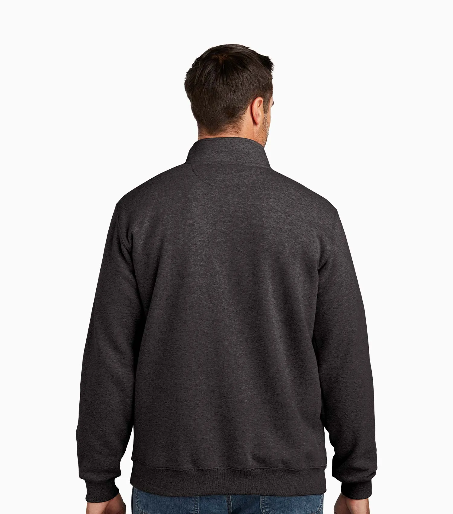 Midweight 1/4-Zip Mock Neck Sweatshirt