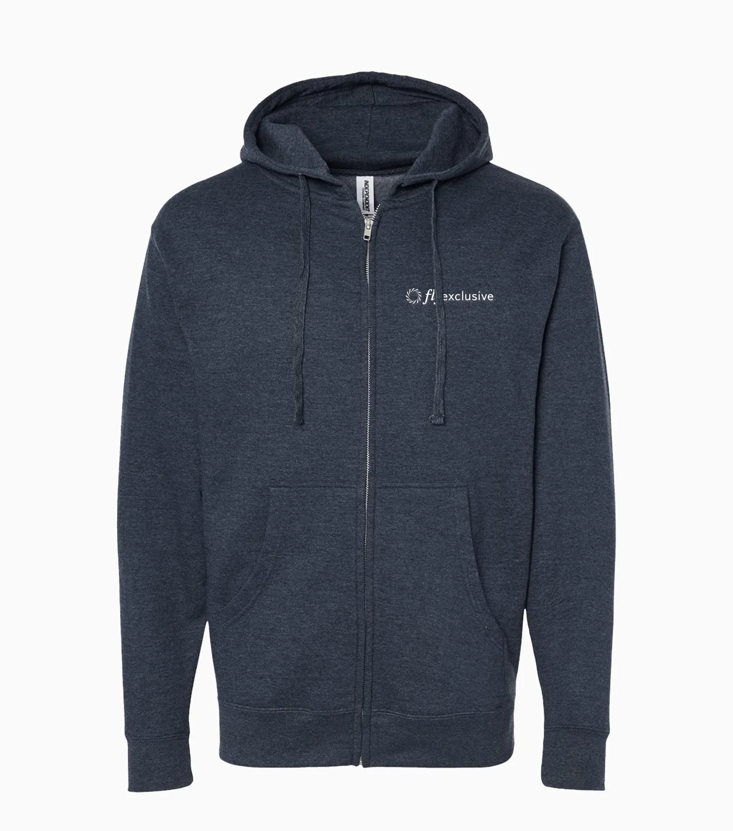 Midweight Full-Zip Hooded Sweatshirt