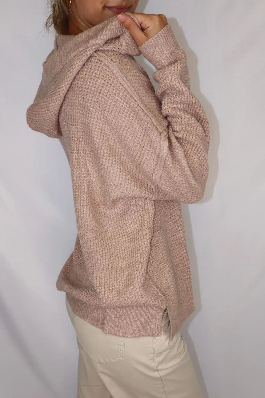 Millie Hoodie Sweater Light Mocha