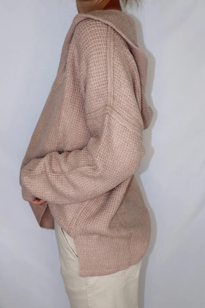 Millie Hoodie Sweater Light Mocha